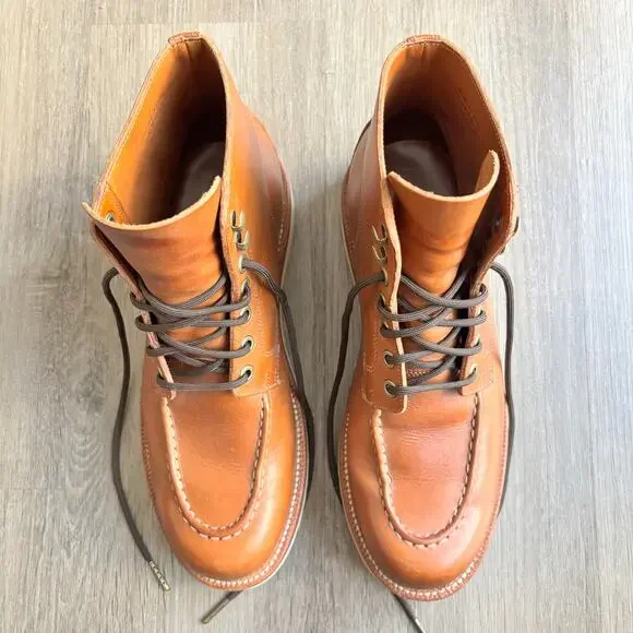 Grant Stone Brass Boot in Saddle Tan Men's 8.5E